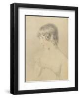 Bust Portrait of Susan Bloxam-Thomas Lawrence-Framed Giclee Print