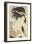 Bust Portrait of the Heroine Kioto of the Itoya-Kitagawa Utamaro-Framed Giclee Print