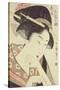 Bust Portrait of the Heroine Kioto of the Itoya-Kitagawa Utamaro-Stretched Canvas