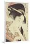 Bust Portrait of the Heroine Kioto of the Itoya-Kitagawa Utamaro-Framed Giclee Print