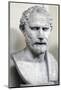 Bust Sculpture of Demosthenes-null-Mounted Photographic Print