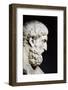 Bust Sculpture of Epicurus-null-Framed Photographic Print