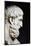 Bust Sculpture of Epicurus-null-Mounted Photographic Print