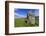 Busta Brae, Standing Stone, cloudscape and coastal views, Scotland-Eleanor Scriven-Framed Photographic Print