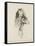 Buste de femme, la tête couverte d'un voile-Jean Antoine Watteau-Framed Stretched Canvas