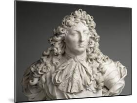 Buste de Louis XIV, roi de France et de Navarre (1638-1715)-Antoine Coysevox-Mounted Giclee Print