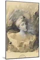 Buste de madame Vicumba-Auguste Rodin-Mounted Giclee Print