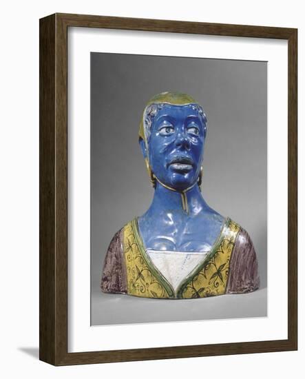 Buste de mauresque-Luca Della Robbia-Framed Giclee Print
