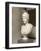 Buste de Rome casquée-null-Framed Giclee Print