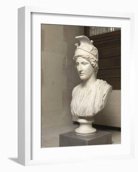 Buste de Rome casquée-null-Framed Giclee Print