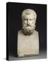 Buste de Zénon de Citium (322-264 av J.C), philosophe grec, fondateur du stoïcisme-null-Stretched Canvas