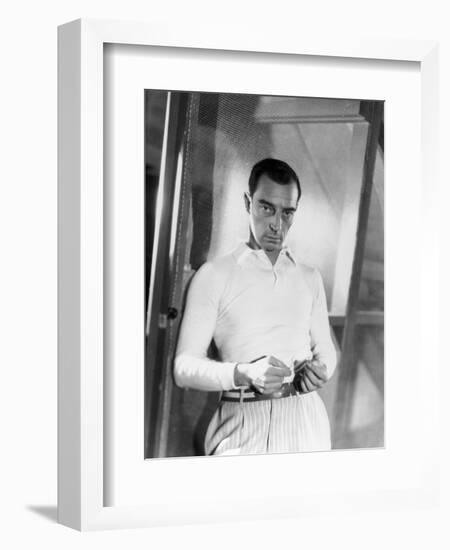 Buster Keaton, 1930-null-Framed Photographic Print