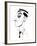 Buster Keaton - caricature of American film comedian, 1895-1966-Neale Osborne-Framed Giclee Print