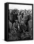 Buster s'en va-t-en guerre (DOUGHBOYS) by EdwardSedgwick with Buster Keaton, 1930 (b/w photo)-null-Framed Stretched Canvas