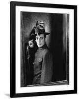 Buster s'en va-t-en guerre (DOUGHBOYS) by EdwardSedgwick with Buster Keaton, 1930 (b/w photo)-null-Framed Photo