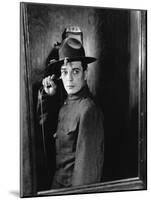 Buster s'en va-t-en guerre (DOUGHBOYS) by EdwardSedgwick with Buster Keaton, 1930 (b/w photo)-null-Mounted Photo