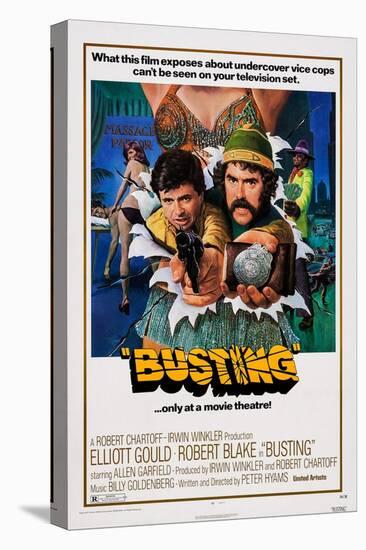 Busting, Robert Blake, Elliott Gould, 1974-null-Stretched Canvas