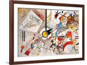 Bustling Aquarelle, c.1923-Wassily Kandinsky-Framed Art Print