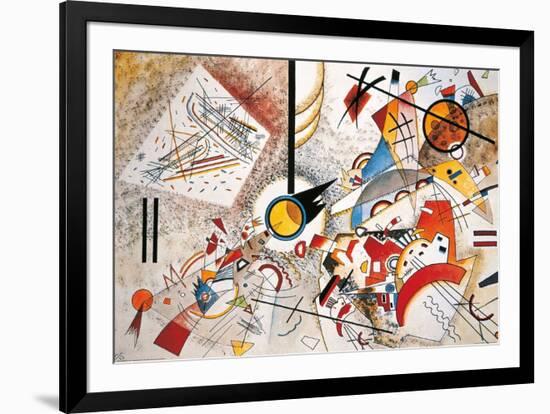 Bustling Aquarelle, c.1923-Wassily Kandinsky-Framed Art Print