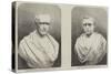 Busts of George and Robert Stephenson-null-Stretched Canvas