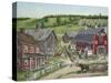 Busy Barnyard-Bob Fair-Stretched Canvas