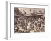 Busy Bazaar in Jaffa-null-Framed Photographic Print