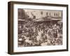 Busy Bazaar in Jaffa-null-Framed Photographic Print