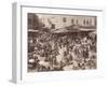 Busy Bazaar in Jaffa-null-Framed Photographic Print