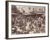 Busy Bazaar in Jaffa-null-Framed Photographic Print