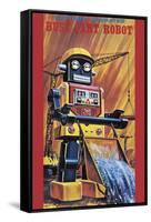 Busy Cart Robot-null-Framed Stretched Canvas