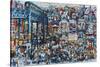 Busy City in 1934-Bill Bell-Stretched Canvas