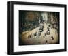 Busy City Street-Dawne Polis-Framed Giclee Print