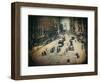 Busy City Street-Dawne Polis-Framed Giclee Print