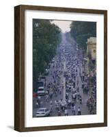 Busy Downtown Street, Ho Chi Minh City (Saigon), Vietnam, Indochina, Asia-Gavin Hellier-Framed Photographic Print