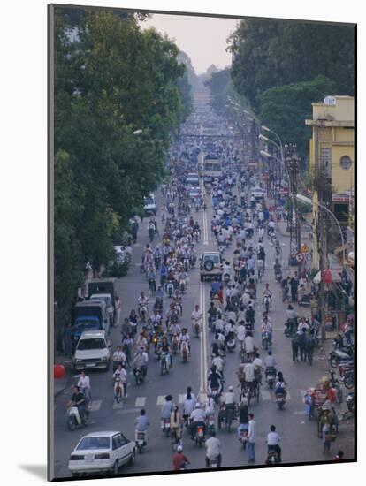 Busy Downtown Street, Ho Chi Minh City (Saigon), Vietnam, Indochina, Asia-Gavin Hellier-Mounted Photographic Print