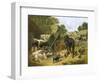 Busy Farmyard-John Frederick Herring II-Framed Giclee Print