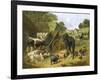 Busy Farmyard-John Frederick Herring II-Framed Giclee Print