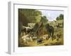 Busy Farmyard-John Frederick Herring II-Framed Giclee Print