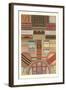 Busy Geometric Patterns Decorative Arts-null-Framed Art Print