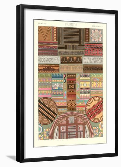 Busy Geometric Patterns Decorative Arts-null-Framed Art Print