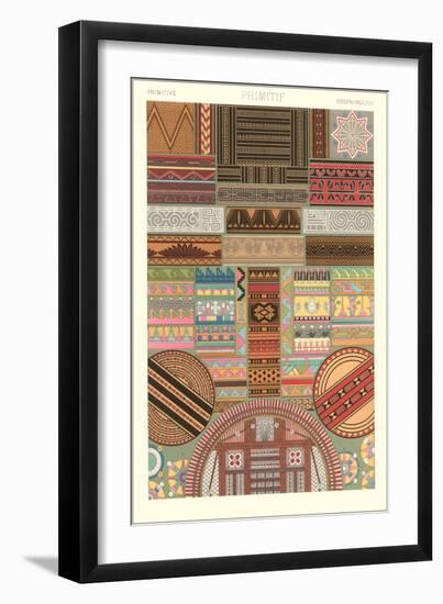 Busy Geometric Patterns Decorative Arts-null-Framed Art Print