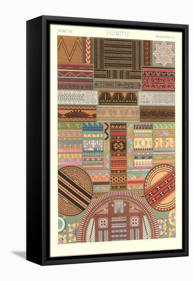 Busy Geometric Patterns Decorative Arts-null-Framed Stretched Canvas