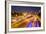 Busy Highway Traffic at Dusk in Sao Paulo, Brazil-Alex Saberi-Framed Photographic Print