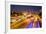 Busy Highway Traffic at Dusk in Sao Paulo, Brazil-Alex Saberi-Framed Photographic Print