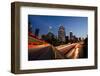 Busy Los Angeles at Night-rebelml-Framed Photographic Print