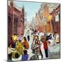 Busy Morning, 1993-Komi Chen-Mounted Premium Giclee Print