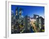 Busy Namdaemun-ro at Dusk in Myeong-dong, Myeongdong, Seoul, South Korea-Gavin Hellier-Framed Photographic Print