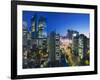 Busy Namdaemun-ro at Dusk in Myeong-dong, Myeongdong, Seoul, South Korea-Gavin Hellier-Framed Photographic Print