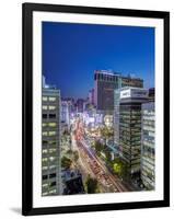 Busy Namdaemun-ro at Dusk in Myeong-dong, Myeongdong, Seoul, South Korea-Gavin Hellier-Framed Photographic Print