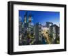 Busy Namdaemun-ro at Dusk in Myeong-dong, Myeongdong, Seoul, South Korea-Gavin Hellier-Framed Photographic Print